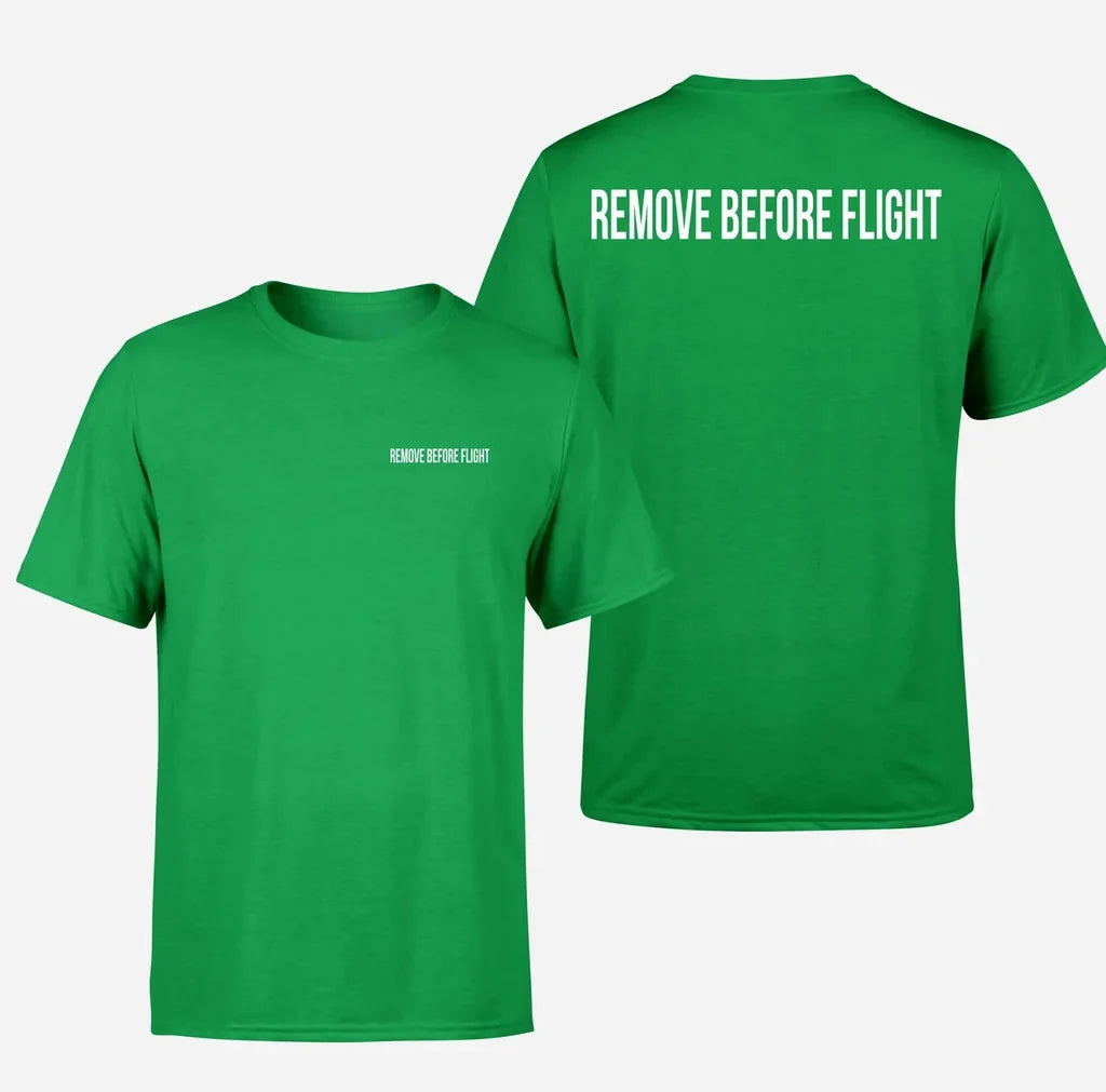 Customisable Remove Before Flight T-Shirt - view 7