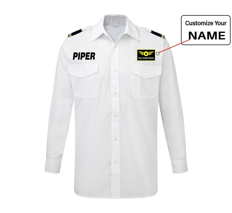Customisable Piper & Text Shirt - view 7