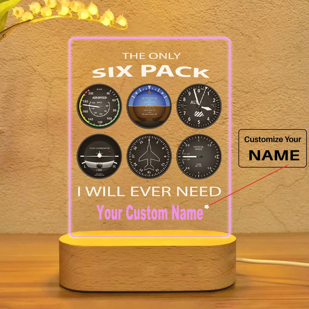 Customisable Only Six Pack I Will Lamp - view 7