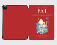 Thumbnail for Jay Prakash Narayan International Airport (PAT) design on red ipad tablet case