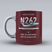 Thumbnail for 262A Mug design on dark red nord