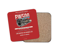 Thumbnail for PW500 design on red 1 piece coaster