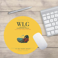 Thumbnail for Wellington International Airport (WLG) design on yellow round mouse pad