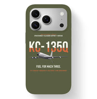 Thumbnail for KC-135Q Blackbird Tanker design on green army magsafe iphone case, for iPhone 17 Pro