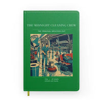 Thumbnail for VINTAGE G4378 - The Midnight Cleaning Crew - Designed Notebooks design on green