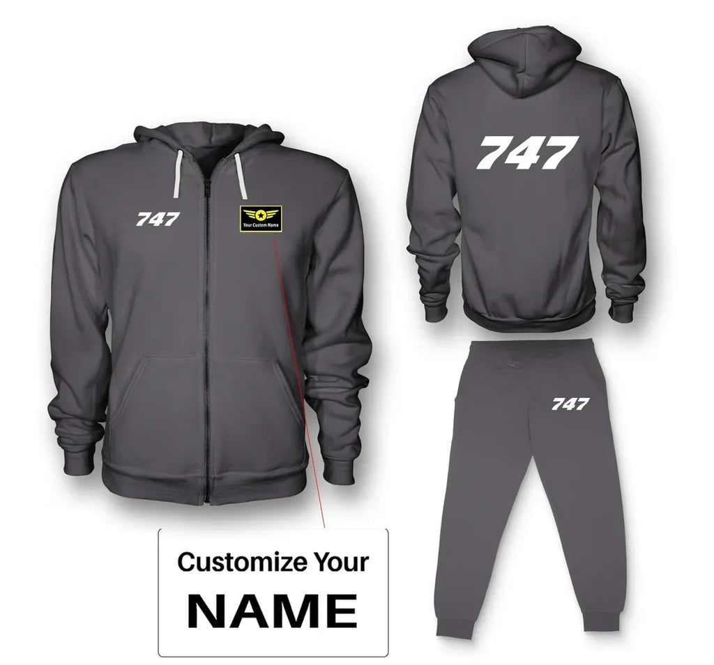 Customisable Boeing 747 Hoodie - view 7