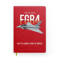 Thumbnail for Eurofighter Typhoon FGR4 design on red notebook