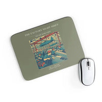 Thumbnail for VINTAGE G4502 - The Factory Night Shift - Designed Mouse Pads design on greenarmy rectangle