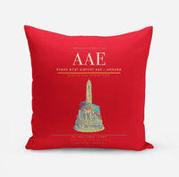Thumbnail for Rabah Bitat Airport (AAE) design on red pillow