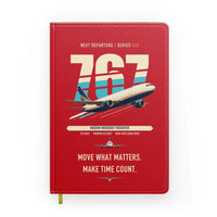Thumbnail for Boeing 767-300F design on red notebook