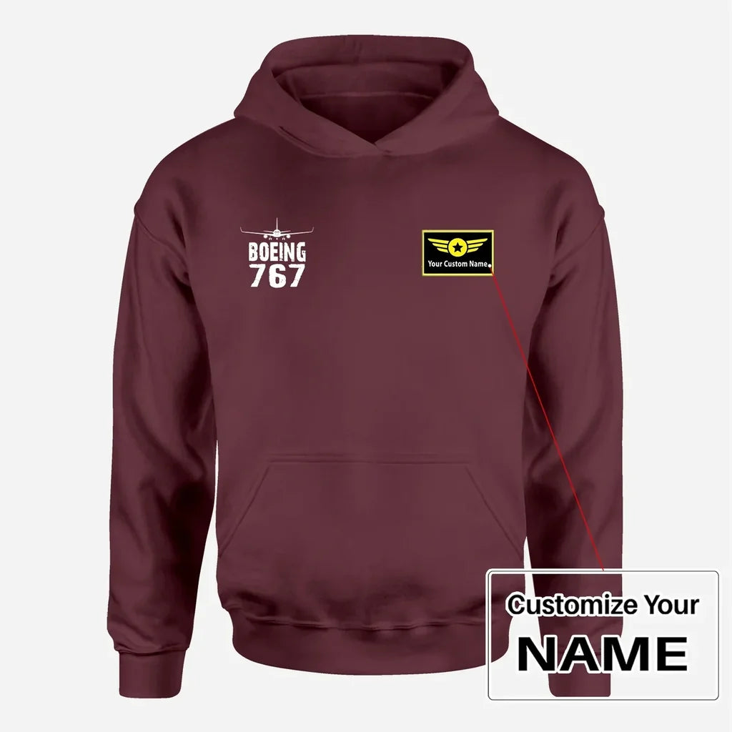 Customisable Boeing 767 Hoodie - view 7