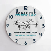 Thumbnail for DJI Agras T25 design on light gray no frame wall clock