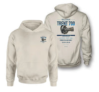 Thumbnail for TRENT 700 design on khaki hoodie