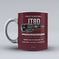 Thumbnail for Mug design on dark red jt8d