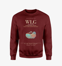 Thumbnail for Wellington International Airport WLG Sweatshirt - Wine Red