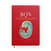 Thumbnail for Rafael Hernández Airport (BQN) design on red notebook