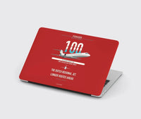 Thumbnail for Fokker 100 design on red MacBook case