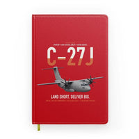 Thumbnail for C-27J Spartan design on red notebook