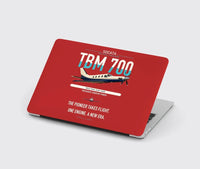 Thumbnail for Socata TBM 700 design on red MacBook case