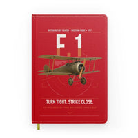Thumbnail for Sopwith Camel F.1 design on red notebook