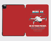 Thumbnail for DJI Mini 4K design on red ipad tablet case