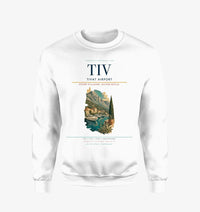 Thumbnail for Tivat Airport (TIV) design on white sweatshirt