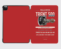 Thumbnail for TRENT 500 design on red ipad tablet case