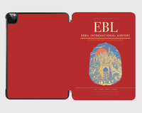 Thumbnail for Erbil International Airport (EBL) design on red ipad tablet case