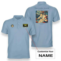 Thumbnail for VINTAGE G4106 - The Radio Room - Double-Side Polo T-Shirt design on lightblue+name