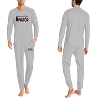 Thumbnail for Aviator men pajamas - Light Gray