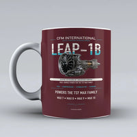 Thumbnail for Mug design on dark red leap 1b
