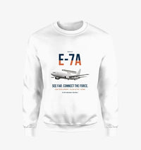 Thumbnail for E-7A Wedgetail design on white sweatshirt