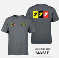 Thumbnail for Customisable Boeing 777 T-Shirt - view 7