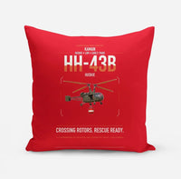 Thumbnail for Kaman HH-43B Huskie design on red pillow