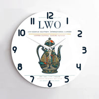 Thumbnail for Lviv Danylo Halytskyi International Airport LWO Wall-Clock No-Frame - White