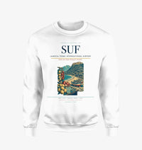 Thumbnail for Lamezia Terme International Airport (SUF) design on white sweatshirt