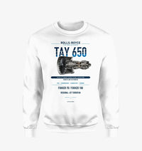 Thumbnail for TAY 650 design on white sweatshirt