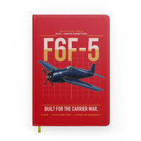 Thumbnail for F6F-5 Hellcat design on red notebook