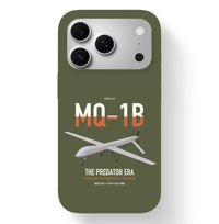 Thumbnail for MQ-1B Predator design on green army magsafe iphone case, for iPhone 17 Pro