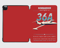 Thumbnail for Bombardier Learjet 36A design on red ipad tablet case