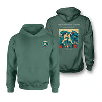 Thumbnail for VINTAGE G4227 - The Honeymoon Tickets - Double-Side Hoodie design on green double side