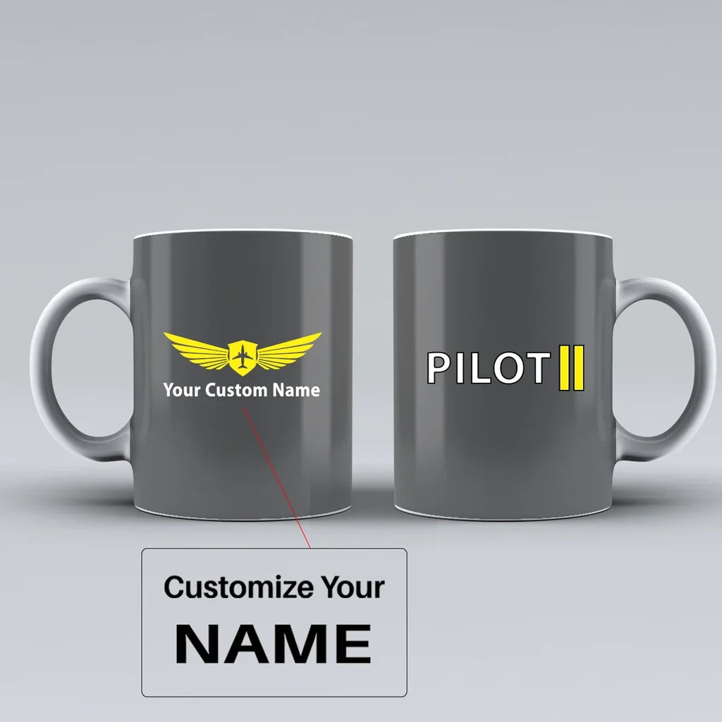 Customisable Pilot & Stripes Mug - view 7