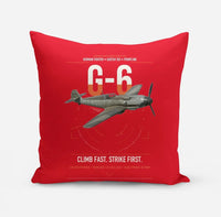 Thumbnail for Messerschmitt Bf 109G-6 design on red pillow