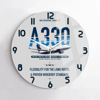 Thumbnail for Airbus A330-200 design on light gray no frame wall clock