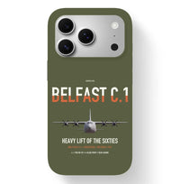 Thumbnail for Short Belfast C.1 design on green army magsafe iphone case, for iPhone 17 Pro