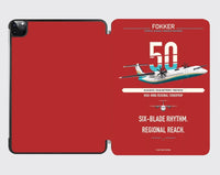 Thumbnail for Fokker 50 design on red ipad tablet case