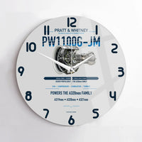 Thumbnail for PW1100G-JM design on light gray no frame wall clock