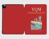 Thumbnail for Greater Moncton International Airport (YQM) design on red ipad tablet case