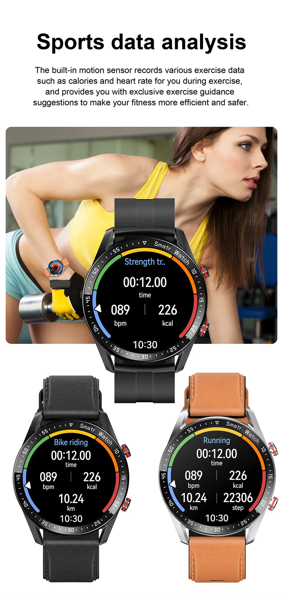 Smart watch with HW20 Smart Watch with ECG + PPG: 1.46" Large Screen Business Stainless Steel Strap & Call Function dial face