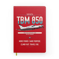 Thumbnail for Socata TBM 850 design on red notebook